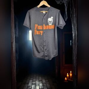 Custom Funhouse Fury Jersey W Clown Skull #25 Sz M By High Five